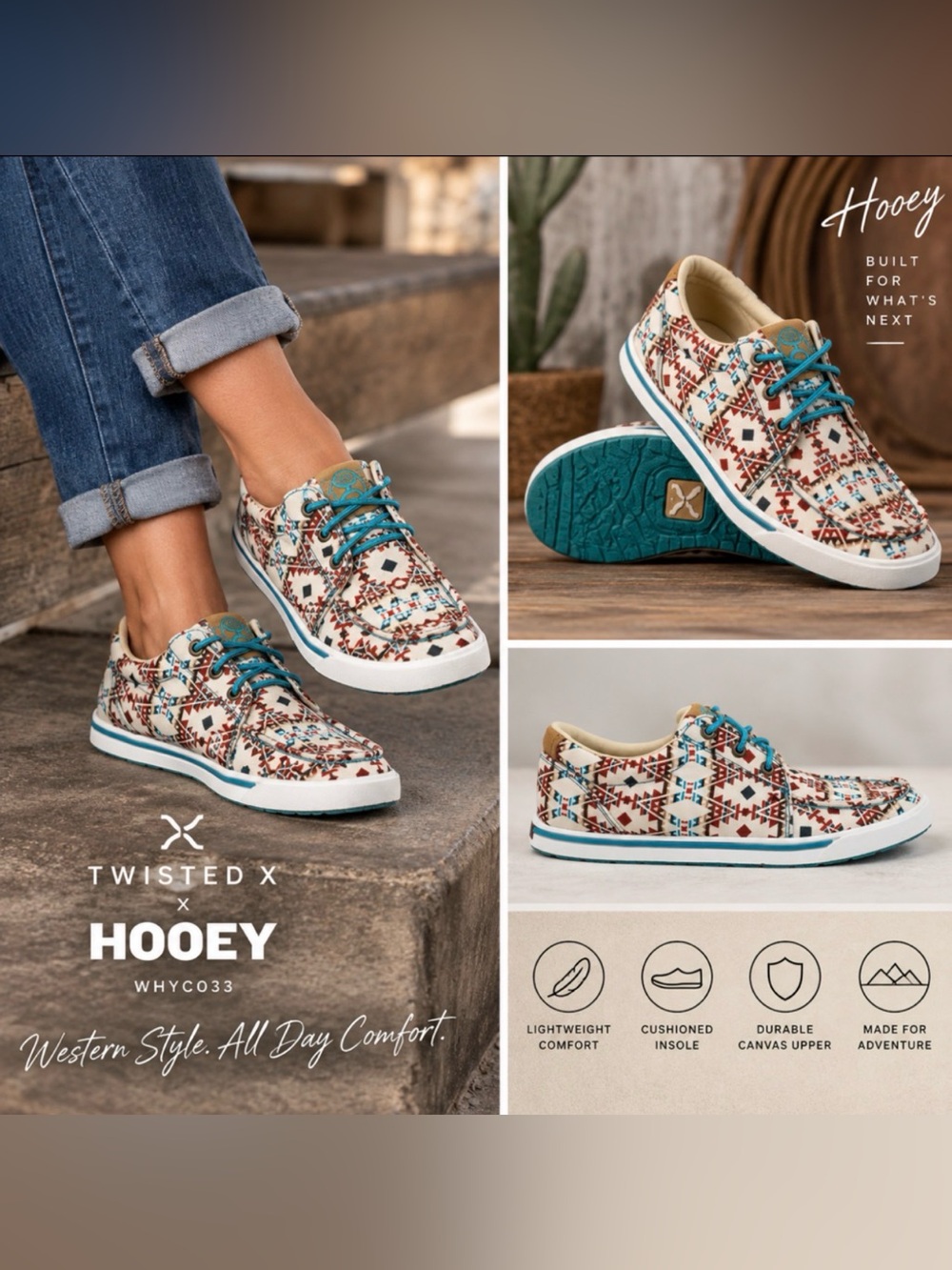 🌟NWT🌟 Twisted X Women's Hooey Loper